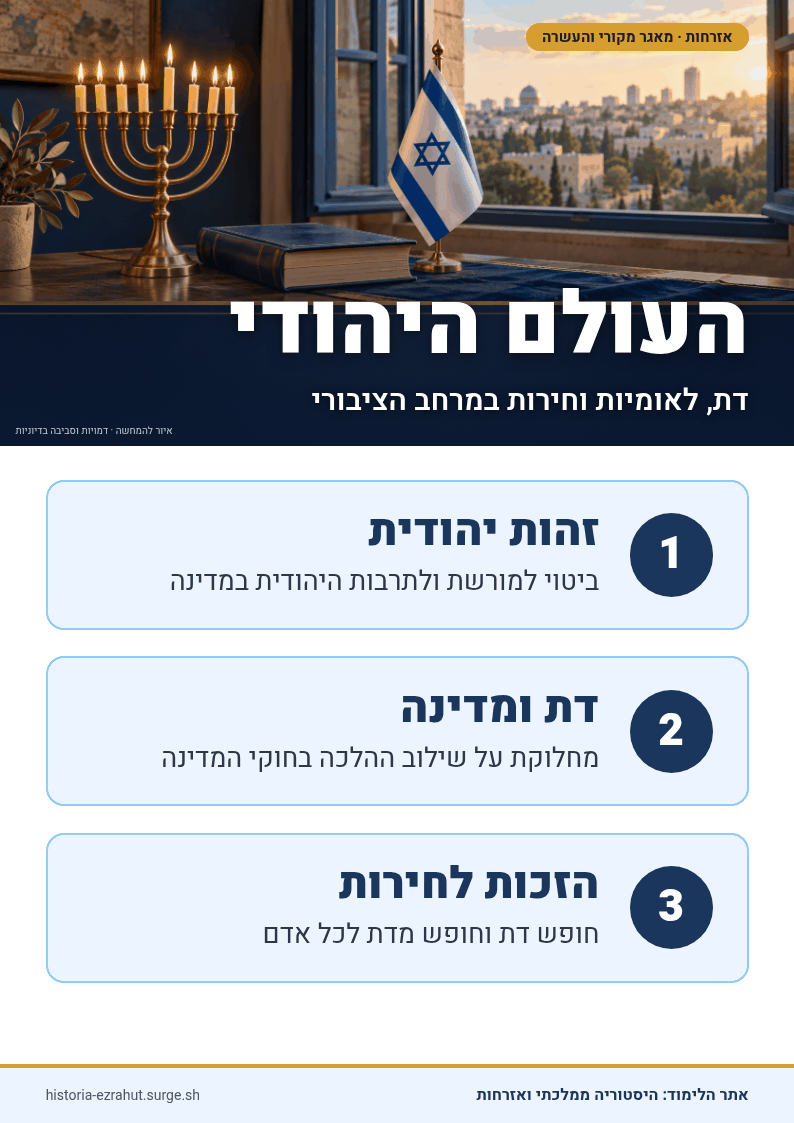 שלט לימוד: אשכול העולם היהודי