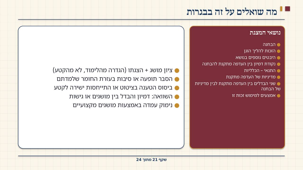 שקף 21: מה שואלים על זה בבגרות