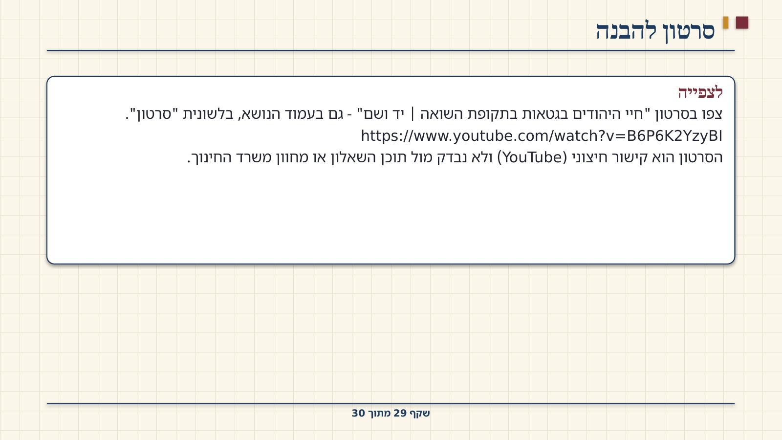 שקף 29: סרטון להבנה