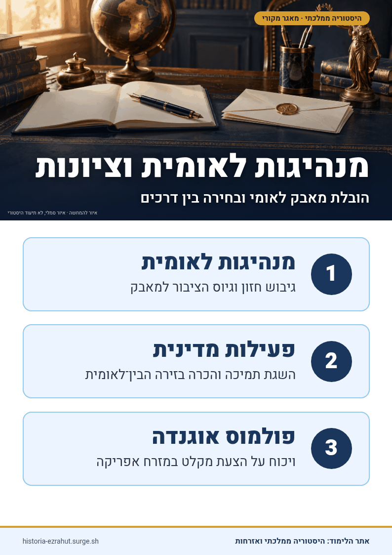 שלט לימוד: מנהיגי התנועות הלאומיות, הצעת אוגנדה
