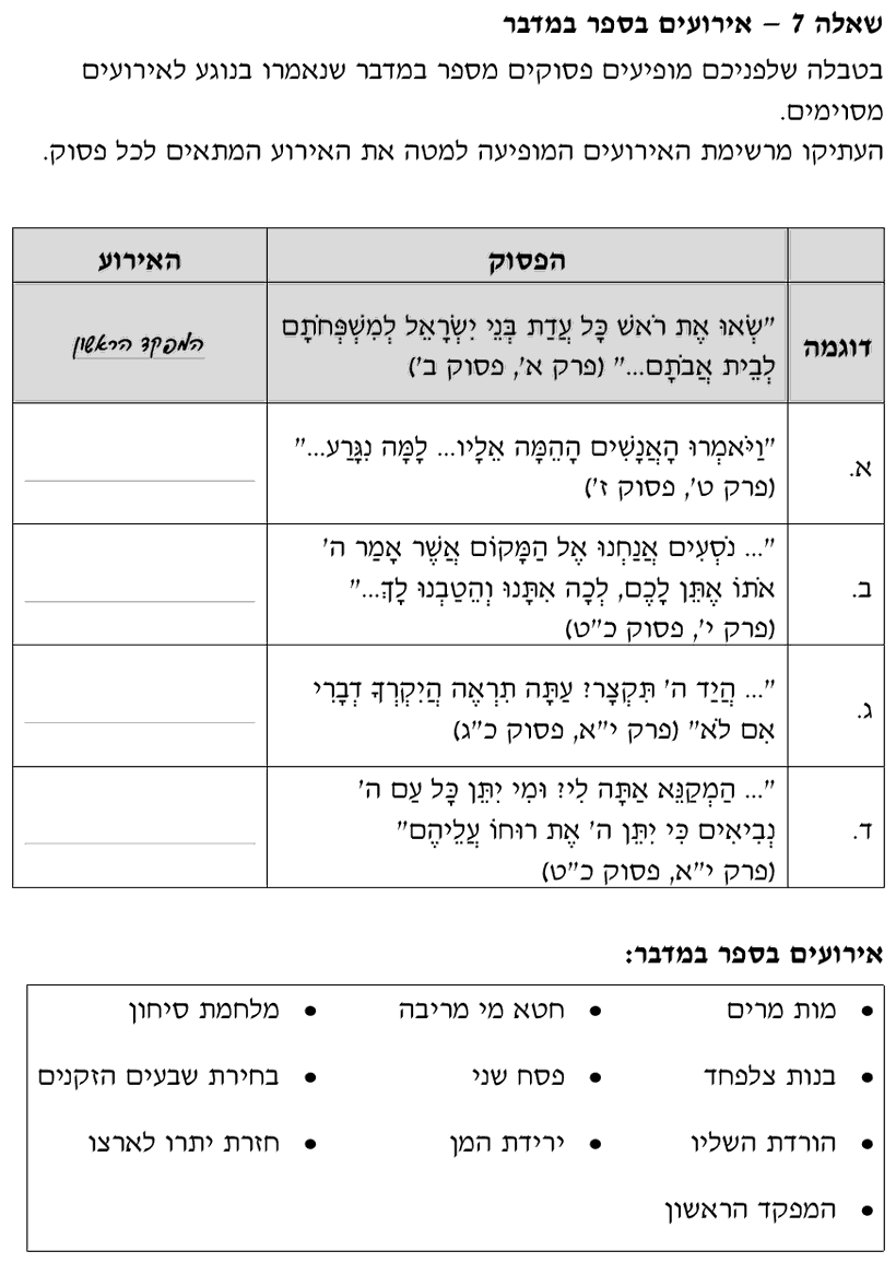 [ראמ"ה 2009] · שאלה 7
