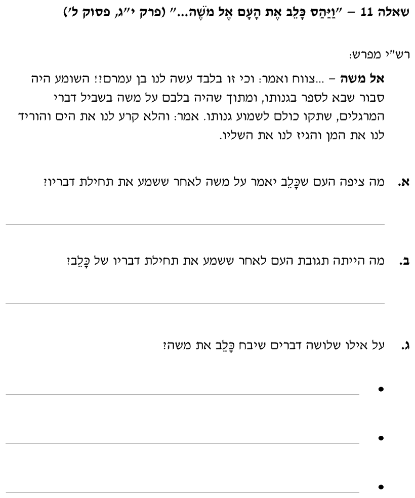 [ראמ"ה 2009] · שאלה 11