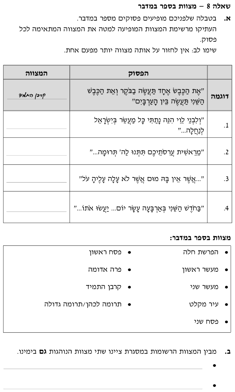 [ראמ"ה 2009] · שאלה 8