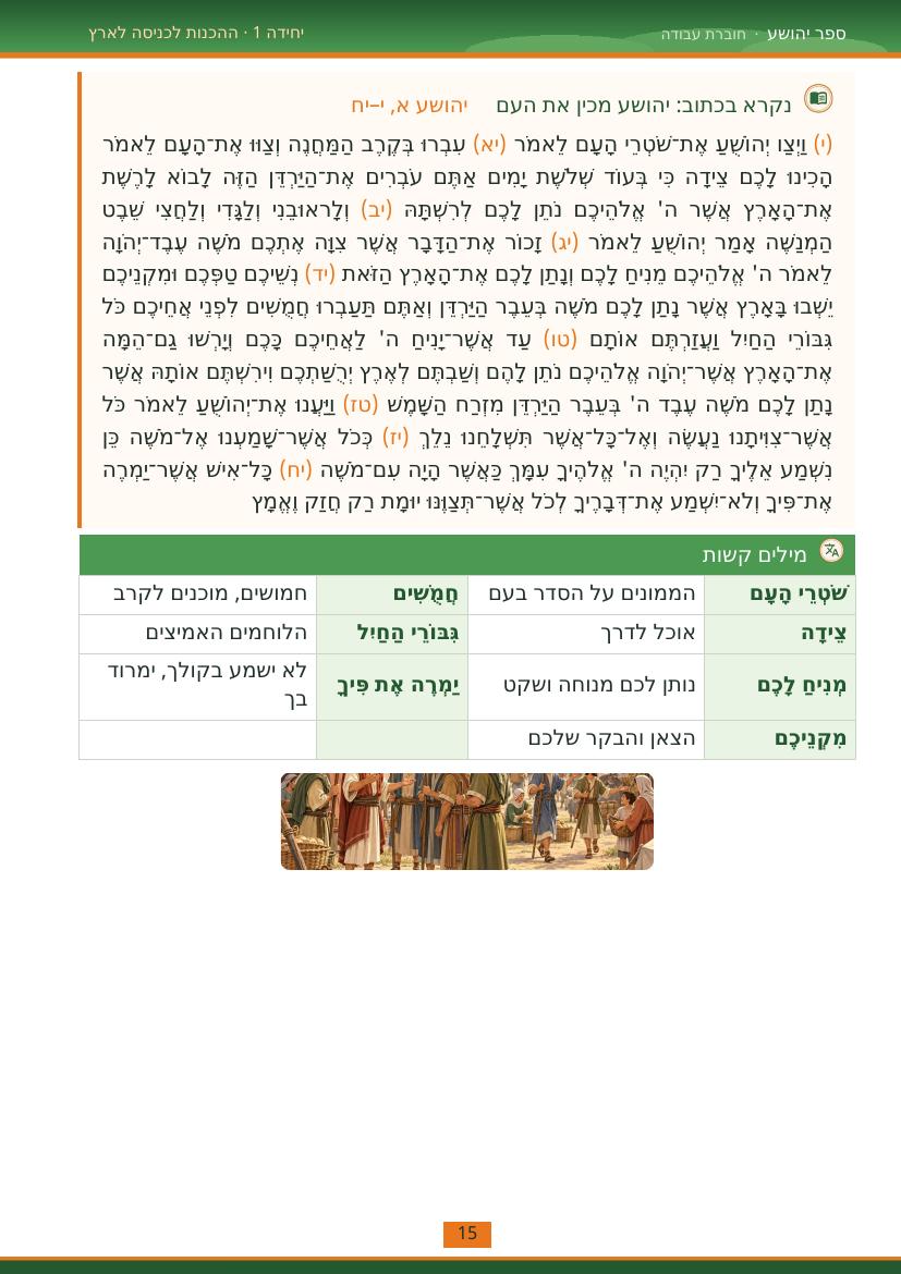 עמוד 15 מתוך החוברת