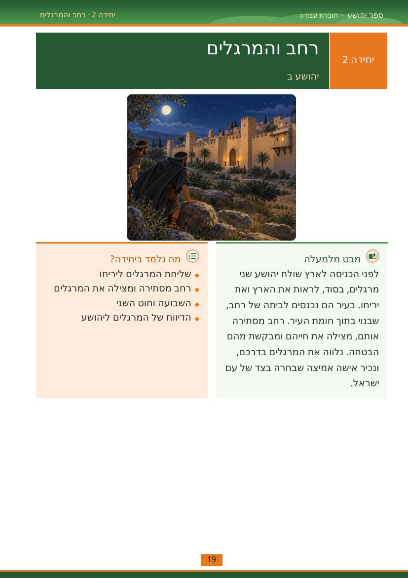 עמוד 19 מתוך החוברת