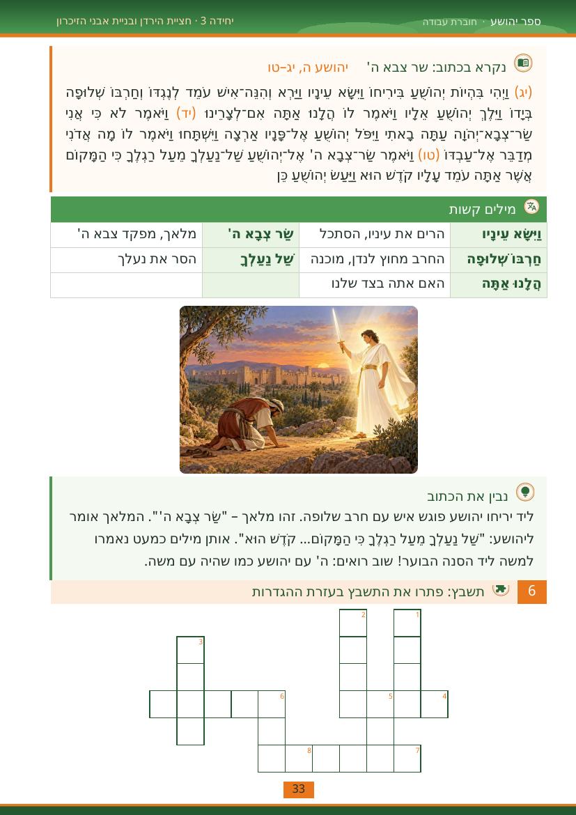 עמוד 33 מתוך החוברת