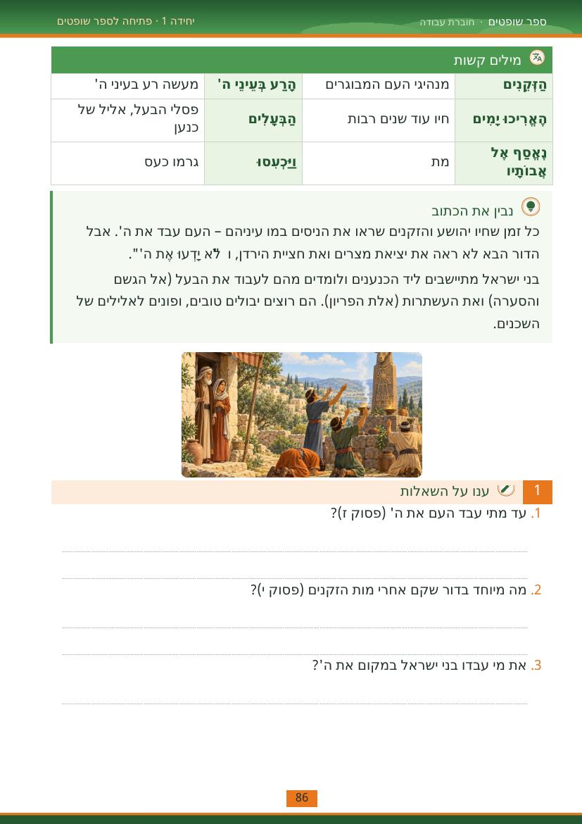 עמוד 86 מתוך החוברת