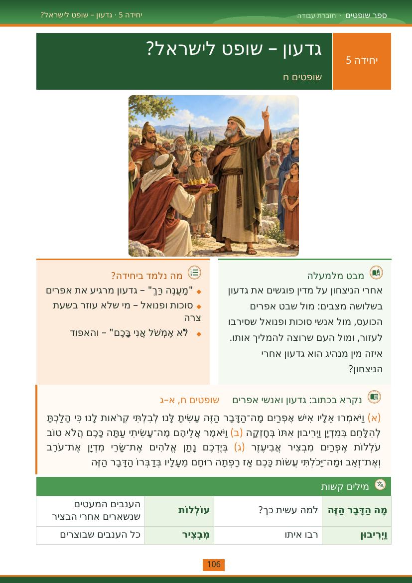 עמוד 106 מתוך החוברת