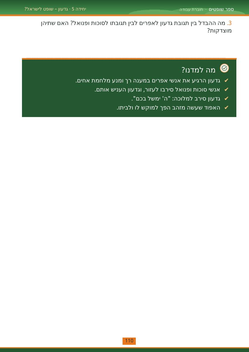 עמוד 110 מתוך החוברת