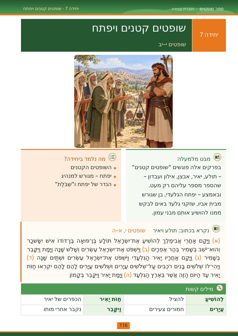 עמוד 116 מתוך החוברת