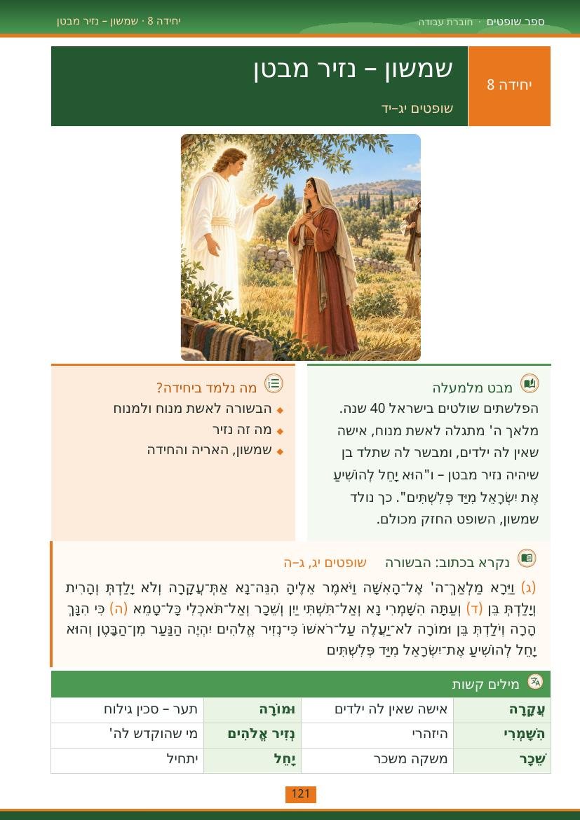 עמוד 121 מתוך החוברת