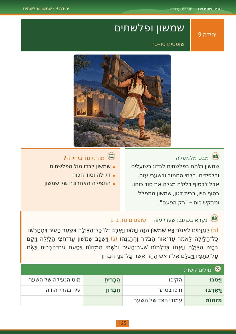 עמוד 125 מתוך החוברת
