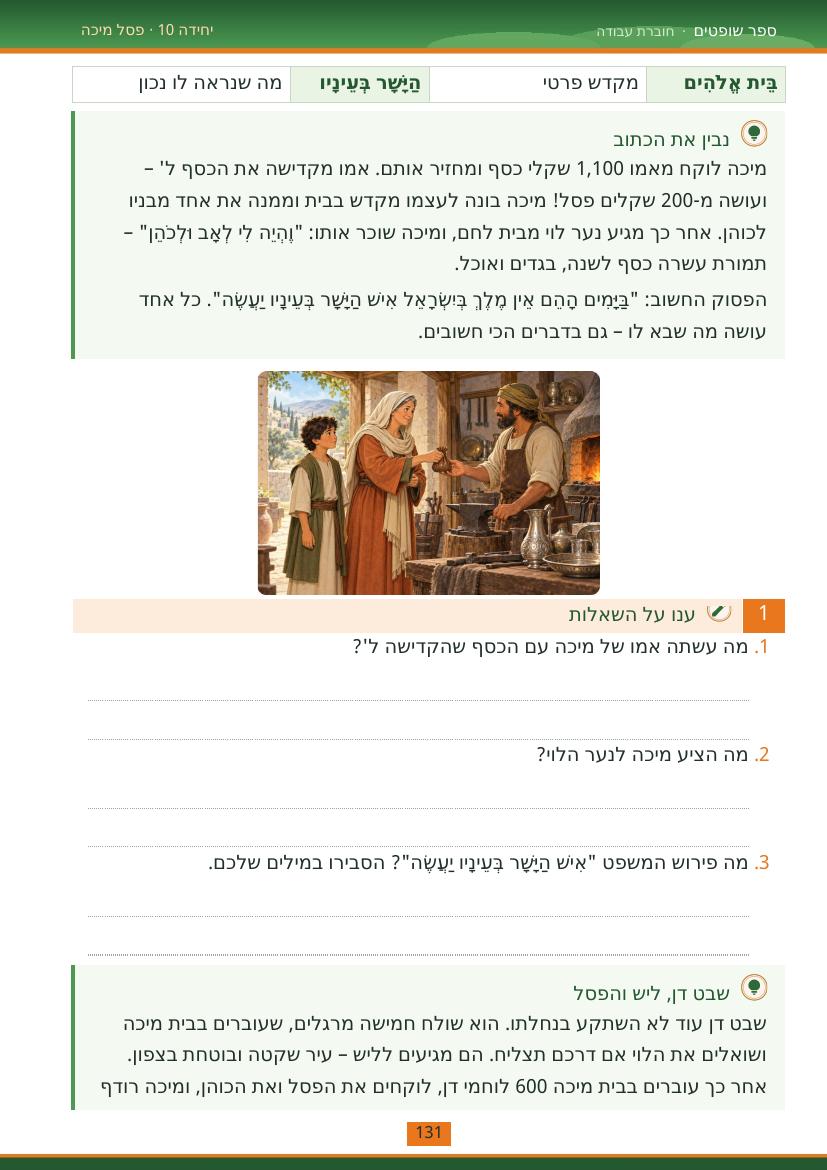 עמוד 131 מתוך החוברת