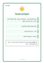 עמוד ראשון: האקלים בישראל – 🪧 שלט לכיתה