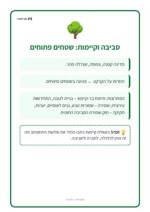 עמוד ראשון: סביבה וקיימות: שטחים פתוחים – 🪧 שלט לכיתה