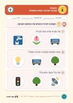 עמוד ראשון: הַסְּבִיבָה הַקְּרוֹבָה: צִמְחִיָּה וְתַשְׁתִּיּוֹת – דף עבודה